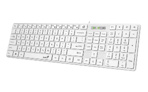  SlimStar 126, GENIUS, Keyboard, Slim Multimedia, RU,USB,WHITE.