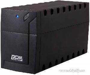  RPT-600A, POWERCOM, UPS, 600VA/360W,Line-Interactive,3xSchuko,165-300VAC,12V7Ah,USB,Tower,Black.