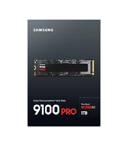  9100 PRO NVMe™ M.2 SSD 1TB, SAMSUNG, M2 SSD, 2280, PCIe® 5.0, R 14,700 MB/s, W 13,300 MB/s, 600TBW.