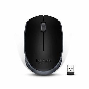 M171 Logitech Wireless Mouse, DPI 1000±, Buttons 3, USB,  BLACK  1Y (L910-004424 )