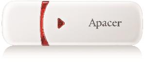  AH333, Apacer , Flash Memory, 32GB, USB 2.0, White.