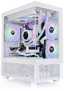  View 170 TG ARGB Snow, THERMALTAKE, CASE, White, mATX, 3x120mm ARGB Fans, AIO 280mm, air 160mm, GPU 340mm, 1x3.5”, USB 3.0x2