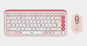  POP ICON, LOGITECH, Keyboard, Mouse Silent, BT, WHITE.