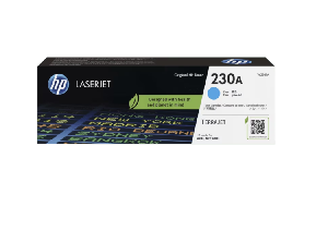  230A, HP, Toner Cartridge, Cyan 1,800 pages.