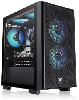 Versa H16 TG ARGB, THERMALTAKE, CASE, Black, mATX, 3x120mm ARGB Fans, AIO 280mm, air 175mm, GPU 330mm, 2x3.5”, USB 3.0x2, US