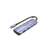 H1107Q, UNITEK 4-in-1 USB-C 5Gbps Hub (2*USB-C + 2*USB-A), Space Grey