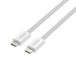 C14141AWH01-1M, UNITEK, 1M, 100W Magnetic USB-C Charging Cable, White