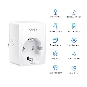 Tapo P100(1-pack)TP-Link, Mini Smart Wi-Fi EU Socket 10A Tapo P100(1-pack)TP-Link, Mini Smart Wi-Fi EU Socket 10A