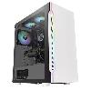  H200 TG Snow RGB, THERMALTAKE, CASE, White, ATX, 120mm Fan, AIO 280mm, air 180mm, GPU 320mm, 2x3.5”, USB 3.0x2, Audio+mic, 2