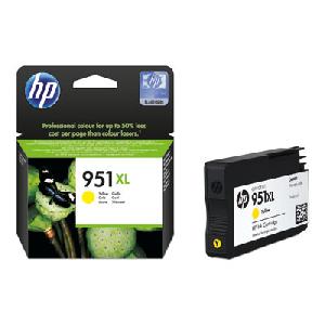   951XL, HP, Ink Cartridge, Yellow (High Yield).