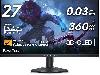 Alienware Dell AW2725DF 26.7" Quantom-Dot OLED WQHD (2560x1440) 360Hz 0.03Ms, HDMI/DP/USB 3.2 Gen1, Height/Tilt/Swivel/Pivot