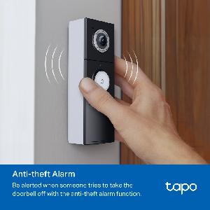  Tapo D235, TP-Link, Doorbell Camera, 2K, 5MP Full-Color Wi-Fi  180°Ultra-Wide 2.7″CMOS,F1.8, IP66, 2-Way Audio,micro SD 512G