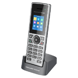  GRANDSTREAM, .DP722 Grandstream, Wireless DECT Phone, 5 Phones per BS, Colour Display, With cgarger and Power Supply