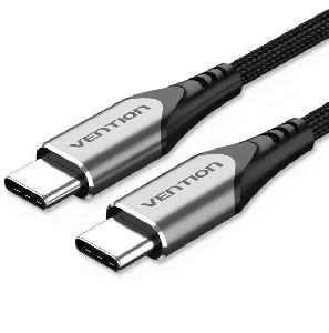 VENTION TRDBH USB 2.0 Type-C Male to Type-C Male 3A Cable 2M Aluminum Alloy Type 