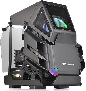 AH T200, ThermalTake, Black, 4mm Tempered Glass, CA-1R4-00S1WN-00