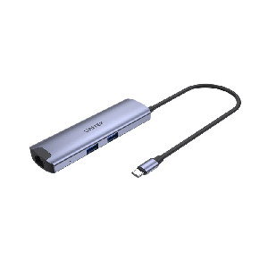 H1112F,UNITEK,6-in-1 USB-C 5Gbps Hub (2*USB-A 5Gbps+USB-C 5Gbps+HDMI 4K 30Hz+Gigabit Ethernet+PD 100W
