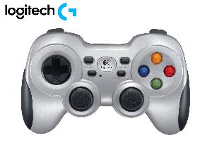  F710, Logitech, Game Controller, Wireless GamePad , on PC, SILVER.