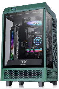 The Tower 100, ThermalTake, Racing Green, Tempered Glass*3, CA-1R3-00SCWN-00