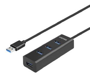 Y-3089Z01, UNITEK 4-in-1 USB-C 5Gbps Hub (4*USB-A)  Black Y-3089Z01, UNITEK 4-in-1 USB-C 5Gbps Hub (4*USB-A)  Black
