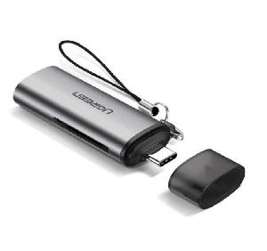 UGREEN CM184 (50704) USB-C to TF / SD Card Reader, Silver Type-C UGREEN CM184 (50704) USB-C to TF / SD Card Reader, Silver Type-C