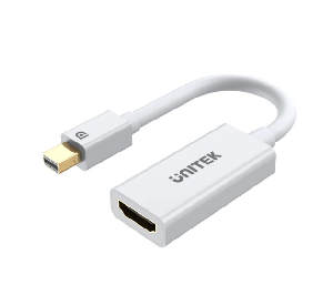 Y-6331, UNITEK, 20CM Mini DisplayPort to HDMI Female Adapter (4K)