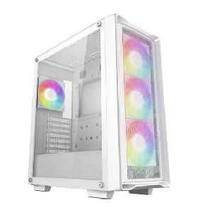  CC560 MESH V2 WH, DEEPCOOL, CASE, Mini-ITX / Micro-ATX / ATX 2x3.5 1x2.5, 4×120mm ARGB,  Case.