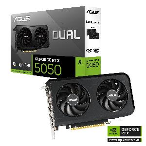  DUAL-RTX5050-O8G, ASUS, Ggraphics Card, GEFORCE  RTX 5050 8GB GDDR6 OC.