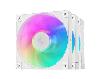  FD12 ARGB WH 3 IN 1, DEEPCOOL, Case Fan, 120mm, 63.6CFM, PWM 400~2050RPM, ≤26.9 dB 4-pin ARGB, White.