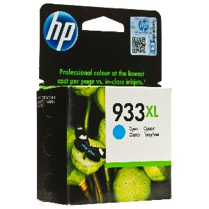  933XL, HP, Ink Cartridge, CN054AE Cyan  (Pages Yield 825).