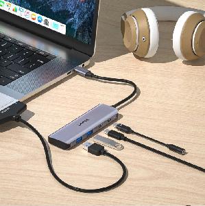 H1107Q, UNITEK 4-in-1 USB-C 5Gbps Hub (2*USB-C + 2*USB-A), Space Grey H1107Q, UNITEK 4-in-1 USB-C 5Gbps Hub (2*USB-C + 2*USB-A), Space Grey