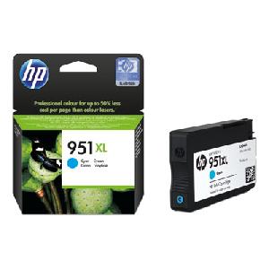  951XL, HP, Ink Cartridge, Cyan  (High Yield).