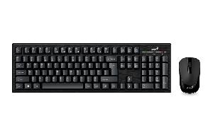  KM-8101, Genius, Keyboard, Wireless  Keyboard + Mouse, USB Black.