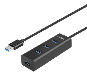 Y-3089V02, UNITEK, 4-Port USB-A 5Gbps Hub with 1.2M Cable Length