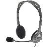  H111, LOGITECH, Headset, L981-000589, 1x3.5mm, 1.8 m, (noise-canceling mic) Black..