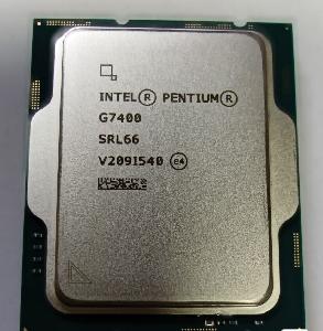 Pentium G7400, Intel, CPU, 2 Core, 4 Threads, 2.5MB, 3.70GHz, 46W, FCLGA1700, Intel UHD 710, DDR5 4800, Tray, 1yr.
