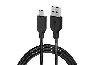 ACC-A2CC-3A, GENIUS Fast charging USB 3.0  1.5m, and sync a USB-C device from any USB-A charger, Black