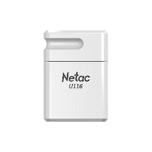  U116N, NETAC, Flash Memory, 32GB USB3.2, up to 130MB/s. White.
