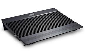  N8 BLACK, DEEPCOOL, Cooler, 17", on/off, 4 port usn HUB, 1000rpm, 140mm Fan x 2, 25.1 db, 94.7 CFM, 380x55x278, aluminum.