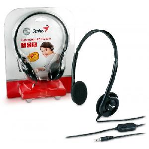  HS-M200C, Genius, Headset, Mic, 1x-3.5mm jack, 1.8m, Black.