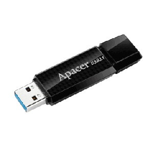 AH352, Apacer , Flash Memory, 32GB, USB 3.1 Gen1, Black.