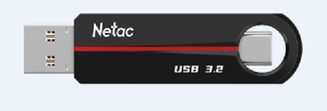  US18, NETAC, Flash Memory, 64GB  USB3.2+TypeC Dual Flash Drive .