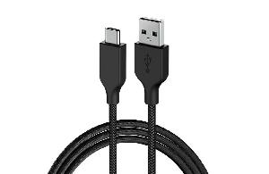 ACC-A2CC-3A, GENIUS Fast charging USB 3.0  1.5m, and sync a USB-C device from any USB-A charger, Black