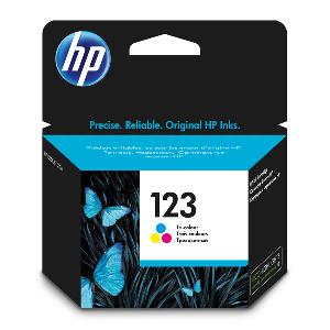  123, HP, Ink Cartridge,  Tri-color  Ink Cartridge, F6V16AE.