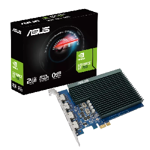GT730-4H-SL-2GD5, ASUS Graphic Card GeForce GT730 2GB GDDR5, PCI Express 2.0, 64-bit,90YV0H20-M0NA00 multi-monitor 4 x HDMI 