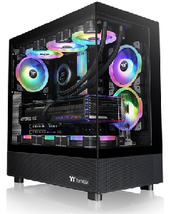  View 270 Plus TG ARGB Snow, THERMALTAKE, CASE, White, E-ATX, 3x120mm ARGB Fans, AIO 360mm, air 180mm, GPU 420mm, 2x3.5”, Typ