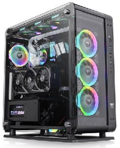 Core P6 TG, ThermalTake, Black, Wall Mount, 4mm Tempered Glass*3, CA-1V2-00M1WN-00