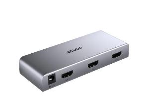 V1130A, UNITEK, 4K HDMI Splitter 1 In 2 Out, UHD 4K@30Hz, QHD 2K@60Hz, 1080P@60Hz,  Works with PCs, Xbox, PS4, Blu-ray, and m V1130A, UNITEK, 4K HDMI Splitter 1 In 2 Out, UHD 4K@30Hz, QHD 2K@60Hz, 1080P@60Hz,  Works with PCs, Xbox, PS4, Blu-ray, and m
