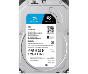 SkyHawk ST8000VX010, SEAGATE, HDD, 8TB Surveillance HDD SATA 3.5' 6Gb/s 256MB 7200rpm, 2 years warranty.