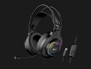 HS-GX580U,Black,GENIUS, USB Gaming Headset with RGB LED