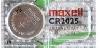 CR2025 LI.MIC 1PK ON 5 CARD(J) Maxell 4902580131265